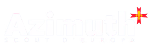Logo Azimuth in bianco
